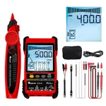 TOOLTOP Large LCD Screen Network Cable Tester + Multimeter 2 in 1 400M/500M Network Cable Length Measure AC DC Current V