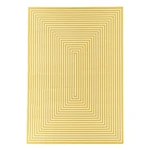 Žltý vonkajší koberec Floorita Braid, 160 x 230 cm