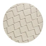 Krémovobiely koberec Mint Rugs Handira, ⌀ 160 cm