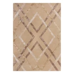 Béžový viskózový koberec Flair Rugs Trellis, 160 x 230 cm