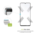 tvrzené sklo pro mobilní telefon Ochranné tvrzené sklo Fixed Full-cover pro Samsung Galaxy A41, lepení přes celý displej, černé tvrzené sklo pro mobilní telefon Ochranné tvrzené sklo Fixed Full-cover pro Samsung Galaxy A41, lepení přes celý displej, černé