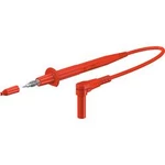 Stäubli XPF-484 bezpečnostní měřicí kabely [4mm bezpečnostní zástrčka - 4mm bezpečnostní zástrčka] červená, 1.50 m