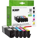 Ink set sada náplní do tiskárny KMP C116V 1576,0255, kompatibilní, černá, foto černá, azurová, purppurová, žlutá