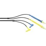 Gossen Metrawatt KS21-T sada bezpečnostních měřicích kabelů [zkušební hroty - zástrčka 4 mm] modrá, žlutá, černá, 2.00 m