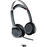 Telefonní headset s Bluetooth bez kabelu Plantronics UC B825M na uši černá