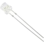 LED s vývody HuiYuan 5634B2C-KHD-A, Short flat top, typ čočky cylindrický, 5 mm, 90 °, 20 mA, modrá
