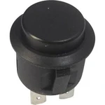 Tlačítko TRU COMPONENTS TC-R13-527A-02BK, 250 V/AC, 6 A, černá, 1 ks