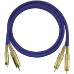 Cinch audio kabel Oehlbach 2015, 0.50 m, modrá