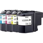 Brother Ink LC-229XL, LC-225XL originál kombinované balení černá, azurová, purppurová, žlutá LC229XLVALBPDR