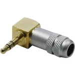 Jack konektor 3.5 mm BKL Electronic 1103084 zástrčka, zahnutá, Pólů: 3, stereo, zlatá, pozlacený, 1 ks
