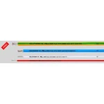 Vysokoteplotní vodič Helukabel HELUTHERM 145, 1 x 1.50 mm², vnější Ø 3.10 mm, modrá, 100 m