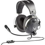 Thrustmaster herní headset na kabel přes uši, jack 3,5 mm, šedá, metalická