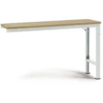 Manuflex AU8125.7035 Pracovní Přístavný stůl univerzální speciální s multiplex deska, Šxhxv = 2000 x 1000 x 722-1022 mm