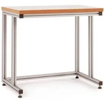 Manuflex AA5113 Stojan na noty stolní hliník s plastová destička pro sedící činnosti, Šxhxv = 2000 x 800 x 768-785 mm