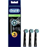 Vyměnitelné nástavce pro elektrické kartáčky Oral-B EB50BK-3 CrossAction Black Edition 3 ks černá