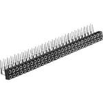 Pinová lišta W & P Products 257-040-4-50-00-6, 2x 20pól., 2 mm, zásuvka