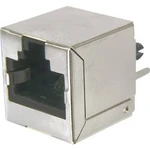 Modulární konektor RJ45 ASSMANN WSW AMJ-188-10101-CAT6, zásuvka vestavná, stříbrná
