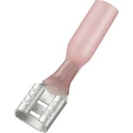 Faston zásuvka se smršťovací bužírkou Conrad Components 93014c495, 4.8 mm x 0.5 mm, červená, 50 ks