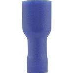 Faston zásuvka Vogt Verbindungstechnik 396205S 4.8 mm x 0.5 mm, 180 °, plná izolace, modrá, 1 ks