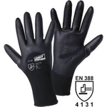 Pracovní rukavice L+D worky MICRO black 1152-10, velikost rukavic: 10, XL