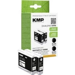 KMP Inkoustová kazeta náhradní Brother LC1000BK kompatibilní Dual černá, černá B75D 1035,4021