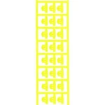Conductor markers, MultiCard, 21 x 5,8 mm, Polyamide 66, Colour: Yellow Weidmüller Počet markerů: 120 SFC 2/21 NEUTRAL GEMnožství: 120 ks