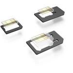 Hama Set 5-teilig adaptér na SIM kartu vr. ihly na SIM Upravené z: Micro SIM, Nano SIM Prispôsobené pre: Micro SIM, štan