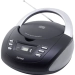 Denver TCU-211 CD-rádio FM AUX, USB, CD   čierna, sivá