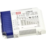 Mean Well LCM-60 LED driver  konštantný prúd 60 W 0.5 - 4.4 A 2 - 90 V/DC PFC spínacie obvod, ochrana proti prepätiu, st