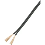 TRU COMPONENTS 1566993 opletenie / lanko  2 x 2.50 mm² čierna 50 m