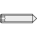 TOOLCRAFT  827341 nastavovacia skrutka M4 5 mm ocel  20 ks