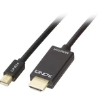 LINDY Mini-DisplayPort / HDMI káblový adaptér #####Mini DisplayPort Stecker, #####HDMI-A Stecker 1.00 m čierna 36926  ##