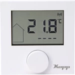 Kopp Free Control  termostat   čisto biela (RAL 9010)