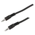 Bachmann 918.012 jack audio prepojovací kábel [1x jack zástrčka 3,5 mm - 1x jack zástrčka 3,5 mm] 5.00 m čierna