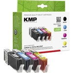 KMP Ink náhradný Canon CLI-551 kompatibilná kombinované balenie foto čierna, zelenomodrá, purpurová, žltá C90V 1520,0050