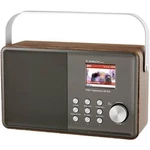 Stolní rádio Albrecht DR 855 DAB+/UKW/Bluetooth, DAB+, FM, stříbrná, dřevo