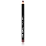 NYX Professional Makeup Slim Lip Pencil precízna ceruzka na pery odtieň 809 Mahogany 1 g