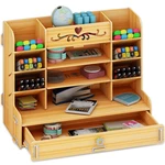 Creative Pen Container Receiving Box Small Grid Office Desktop Bookshelf Students Household Stationery Sundry Receiving