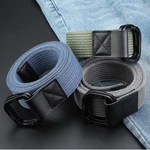 140cm ZANLURE DB02 Punch Free Buckle Canvas Waist Belt Tactical Belt For Outdoor Sports Hunting