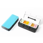 Intelligent Portable Sub-warehouse Electronic Pill Box Alarm Clock Reminder Pill Storage Case Portable Dispensing Combin
