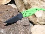 Nůž s pevnou čepelí ANV® P100 - Zombie Green (Barva: Zombie Green, Varianta: Šedá čepel – Stone Wash)