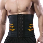 Men Plus Size Adjustable Waist Support Strap High Elasticity Tummy Tuck Waist Belt Waistband Body Shapewear Sports Fitne