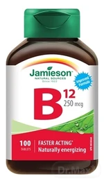 JAMIESON VITAMÍN B12 METYLKOBALAMÍN 250 µg