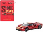Ford GT Liquid Red Metallic with Gold Stripes "Shmee150 Collection" "Collaboration Model" 1/64 Diecast Model Car by True Scale Miniatures &amp; Tarma