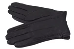 Dámské kožené zateplené rukavice Arteddy -  černá (L)