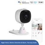 SONOFF CAM Slim Wi-Fi Smart Security Camera 1080P HD Two-way Audio Surveillance Automatic Tracking Motion Alarm Work wit