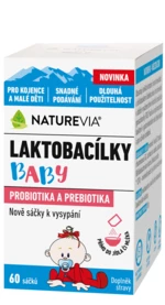 NatureVia Laktobacílky baby sáčky 60 ks