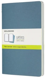 Moleskine Sešity 3 ks modré L, čisté