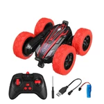 CV-C500 RC Stunt Car 2.4G 4WD Double Sided LED Light Remote Control 360° Flip Truck Vehicles Models Toys