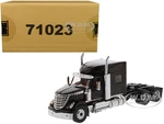 International LoneStar Sleeper Cab Truck Tractor Black 1/50 Diecast Model by Diecast Masters